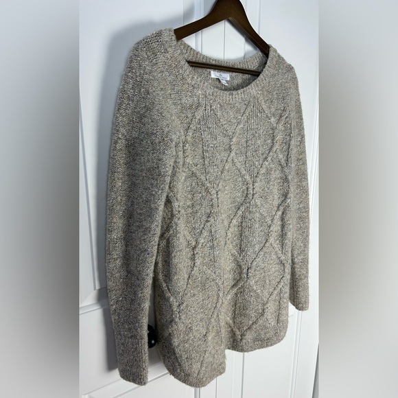 Knit Oatmeal Camber & Grace Sweater - Picture 2 of 8